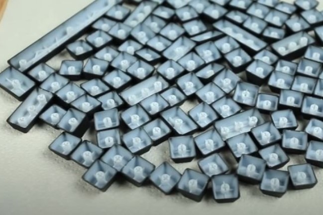 Drying keycaps completely
